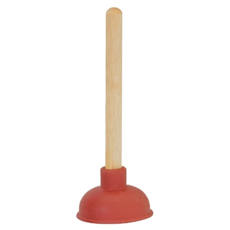 All-Source Rubber 4in. Red Toilet Plunger 415713